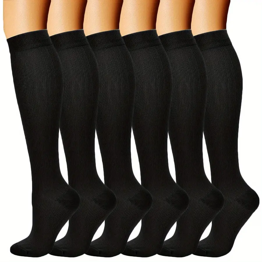 Plain Black Compression Socks compression socks sample