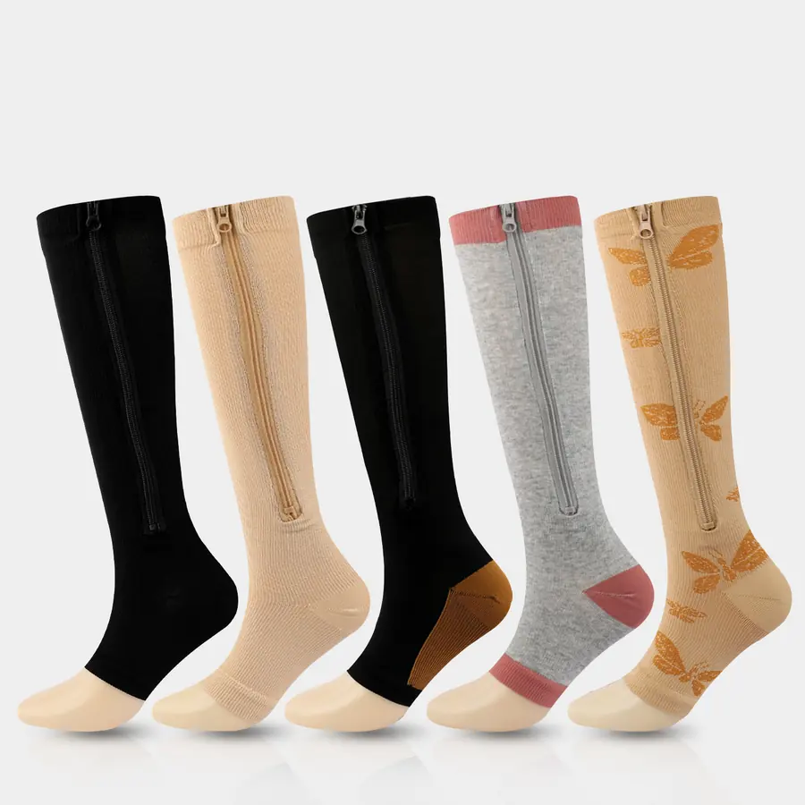Zipper Compression Socks Assortment compression socks sample
